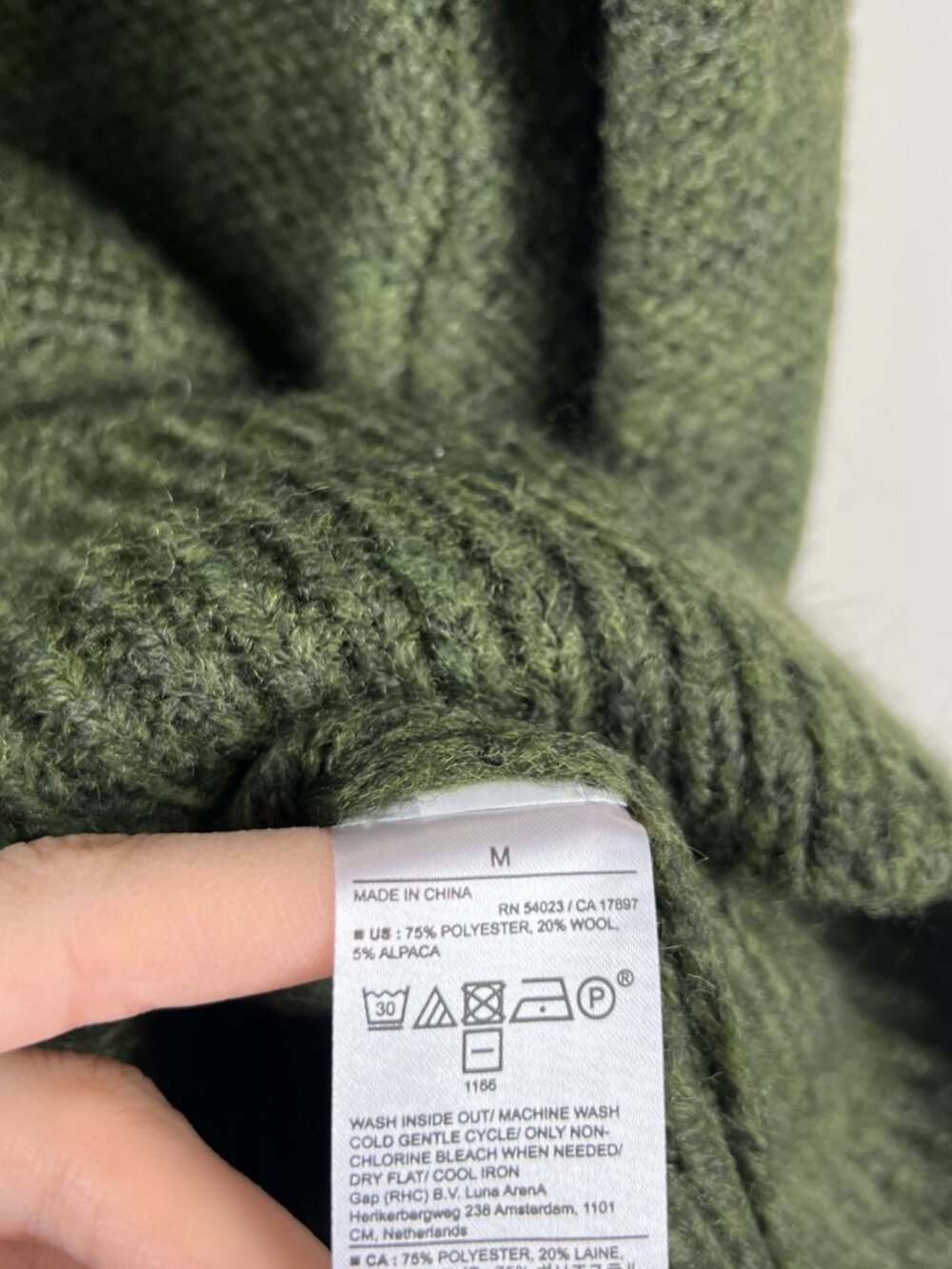 NWT Banana Republic Mangrove Tree Oversized Turtleneck Sweater - Picture 4 of 7